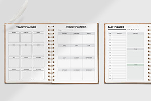 Daily Weekly Monthly Planner Bundle