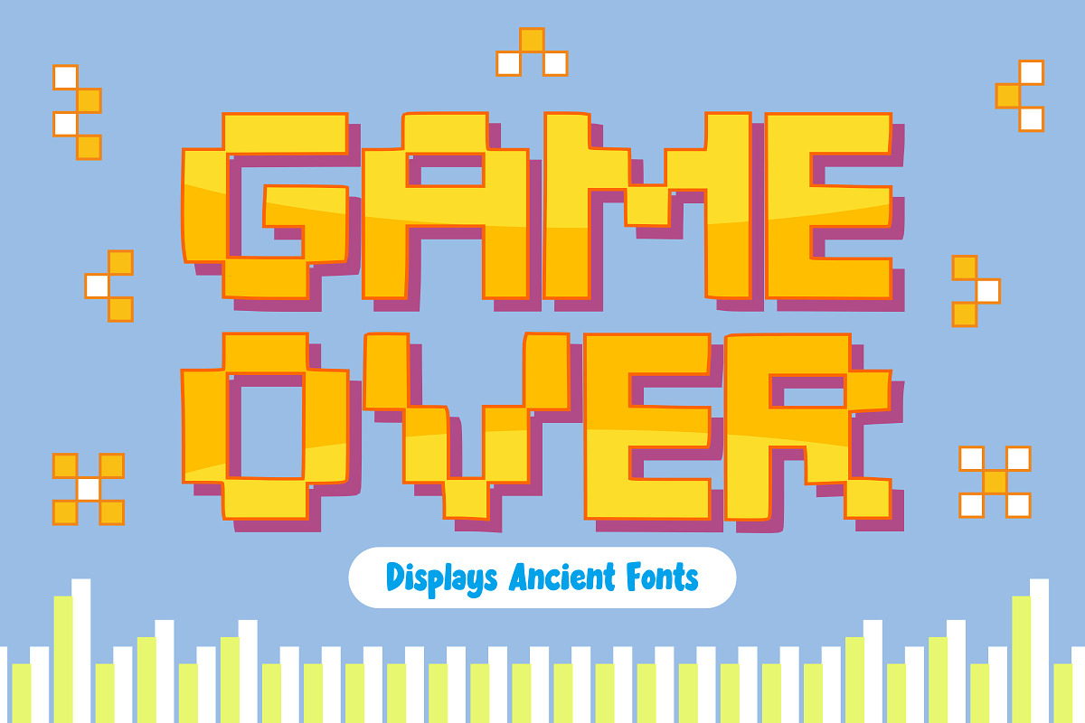 Game Over - Kids Font Types, a Font by KiddoGlyphs Studio (Photo 1 of 4)