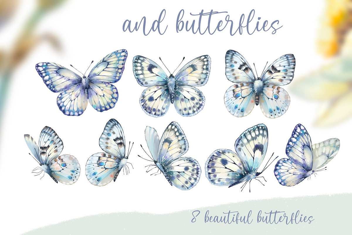 Narcissuses and Butterflies, an Illustration by Shabbypie (Photo 4 of 19)
