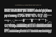 CS Astrophel – Condensed Font, a Sans Serif Font by Craft Supply Co. (Thumbnail 8 of 8)