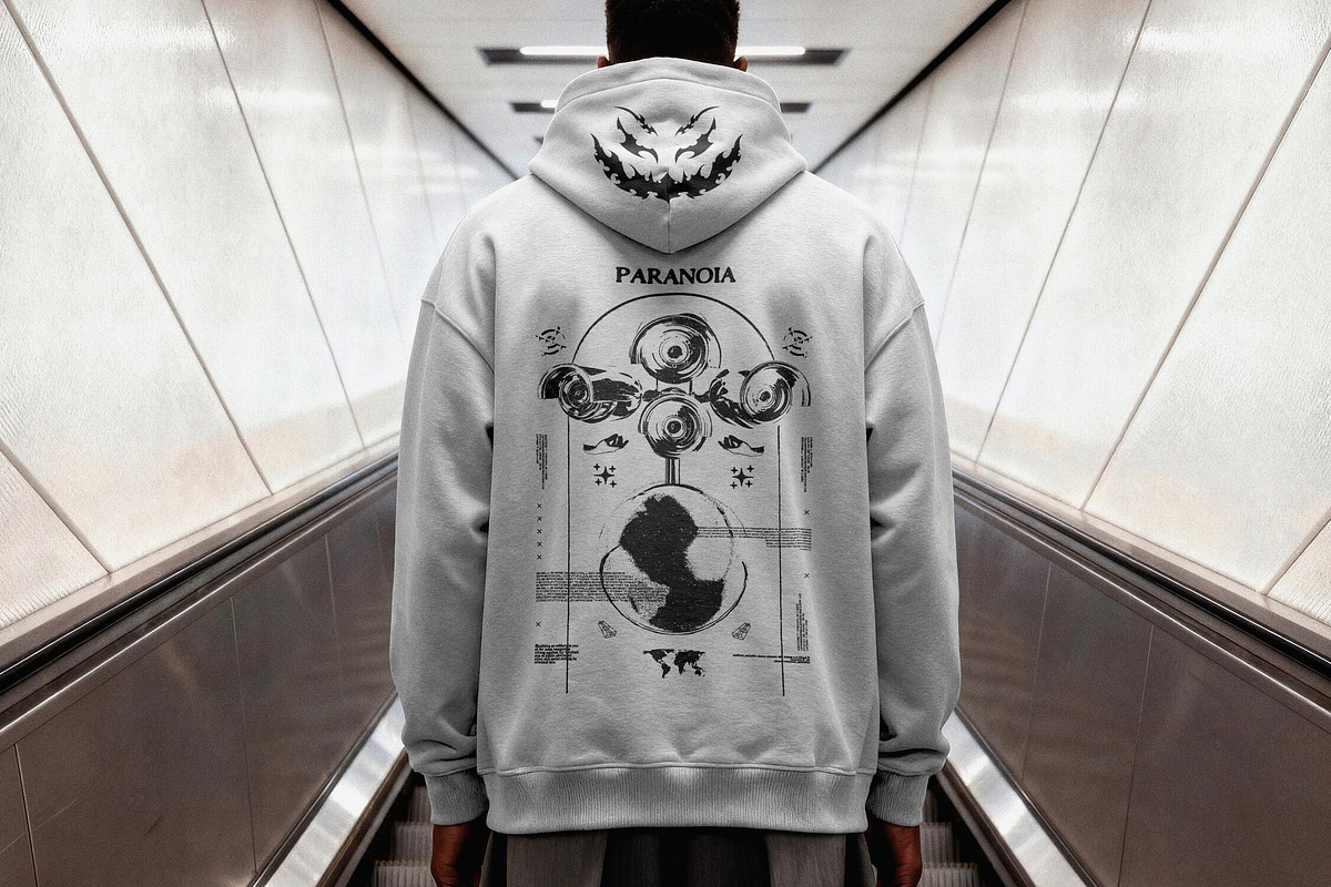 Streetwear Hoodie Mockup, a Hoody Mockup by Design Squad (Photo 3 of 4)