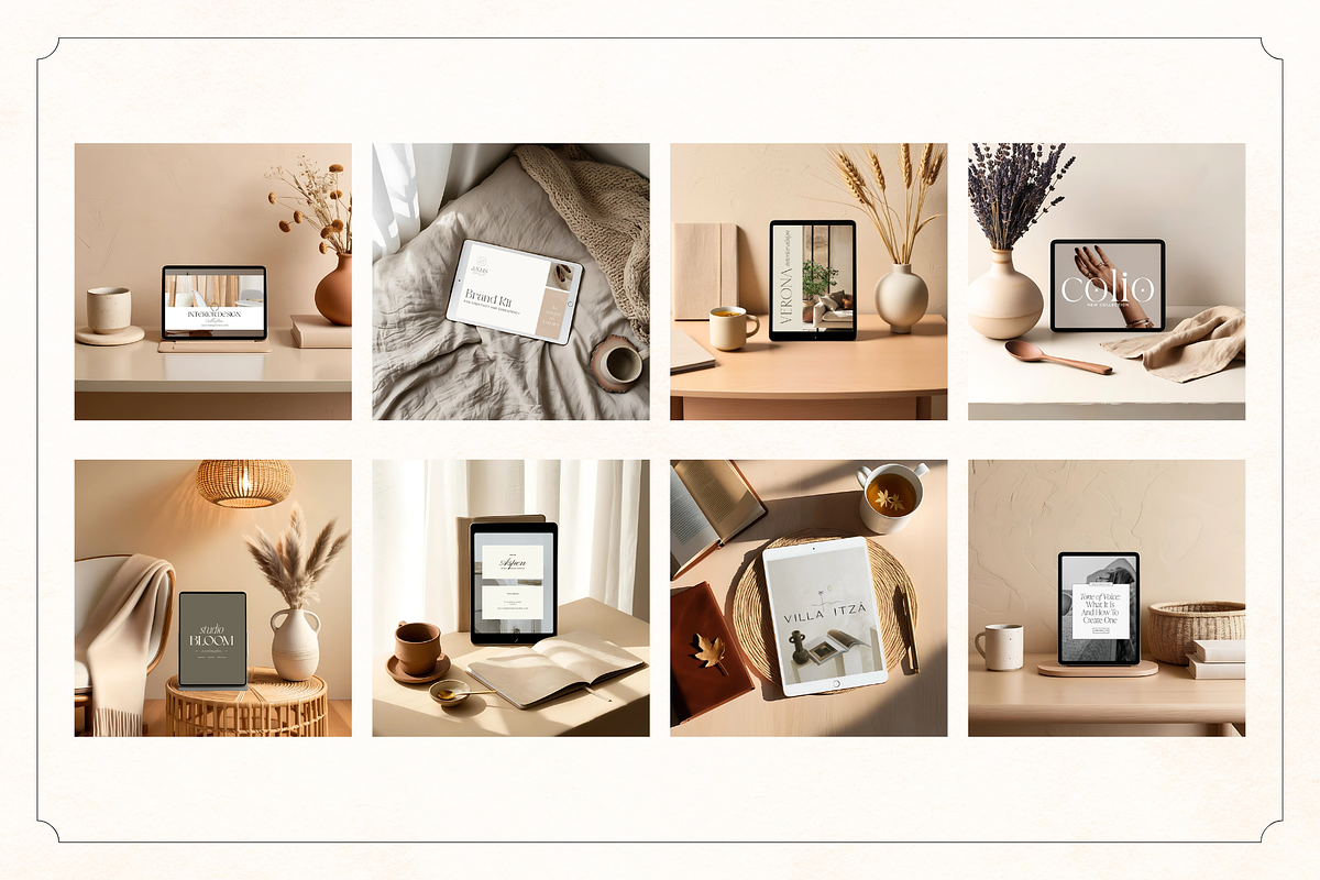 50 Minimalist iPad Canva Mockups, an iPad Mockup by Matisse Studio (Photo 7 of 10)