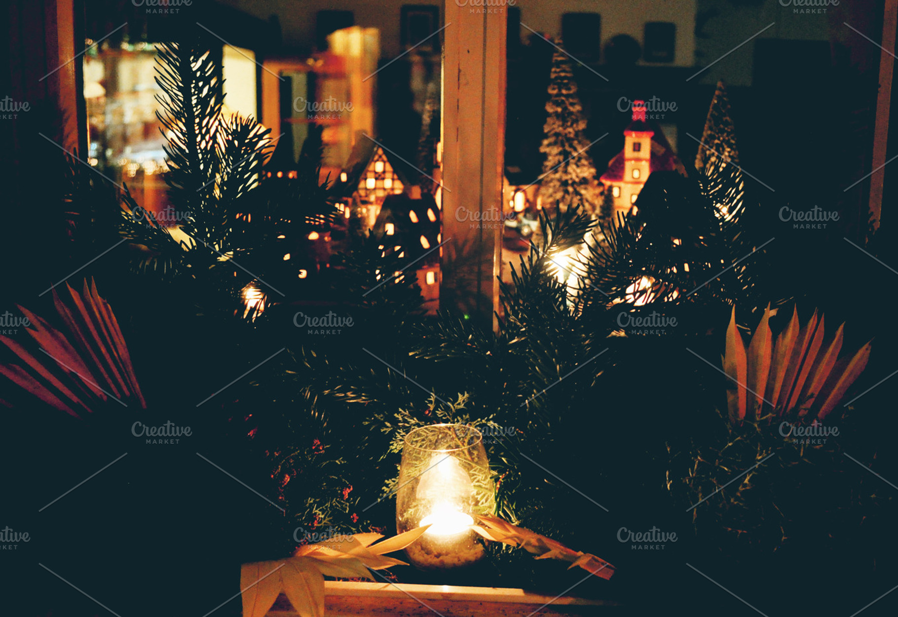 Christmas Window Decor, a Holiday Photo by SCF