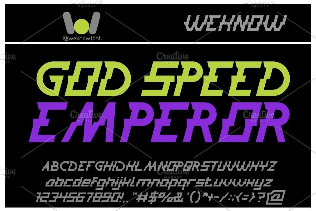 Thunder Jagger font, a Font by weknow (Photo 2 of 5)