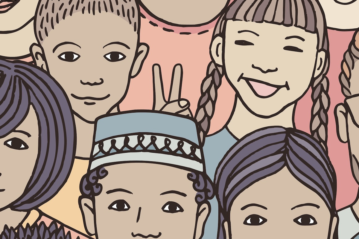 Huge Collection of 220 Diverse Faces, a Person Illustration by Franzi draws (Photo 12 of 12)
