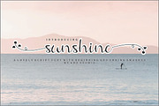 sunshine, a Script Font by And Studio (Thumbnail 1 of 8)