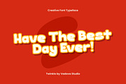 Twinklo – Rounded Display Font, a Sans Serif Font by Vadovastd (Thumbnail 3 of 7)