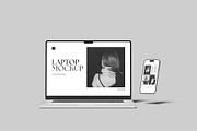 Laptop and Phone Mockup, an iPhone Mockup by Graphiculon (Thumbnail 5 of 11)