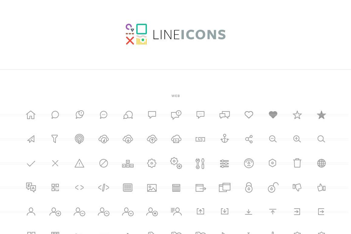 Line Icons, an Outline Icon by HelloMany (Photo 3 of 3)
