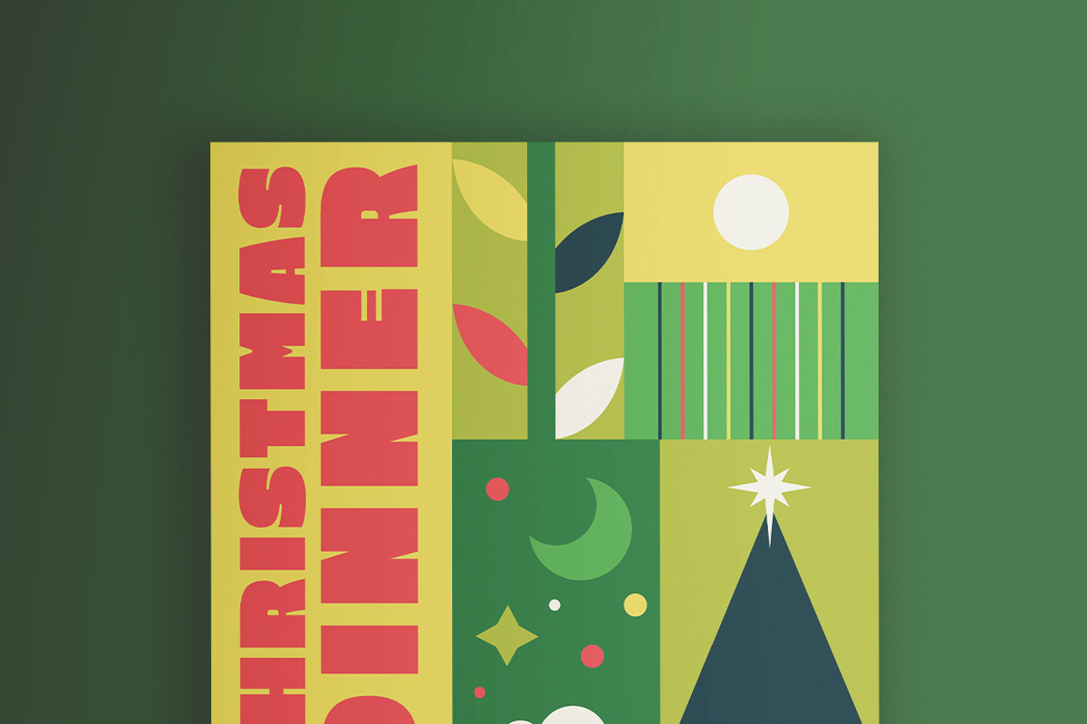 Christmas Dinner Flyer Set, a Flyer Template by KMZVR.Lab (Photo 6 of 6)