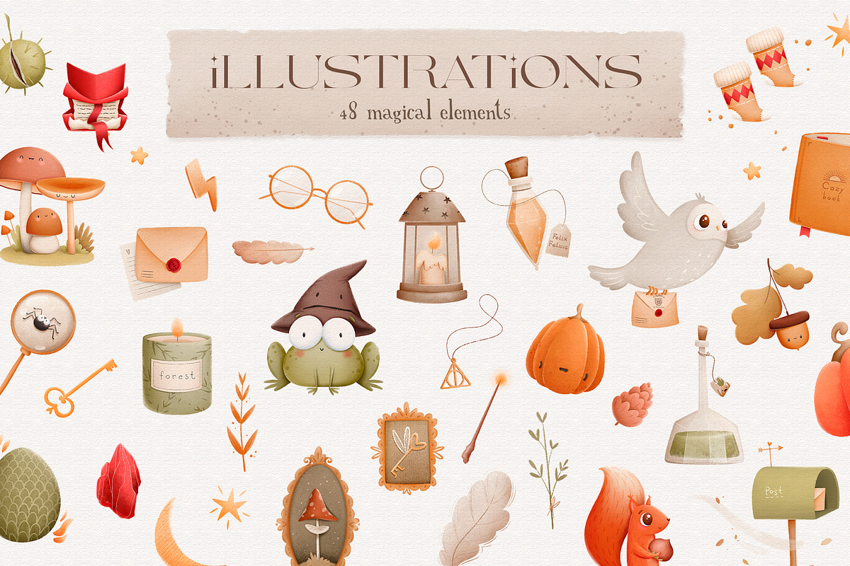 Wizarding World illustration set, an Illustration by yana.poddubskaya (Photo 3 of 8)