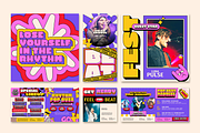 Pop Music Event Festival Instagram, a Social Media Template by Louds Studio (Thumbnail 3 of 4)