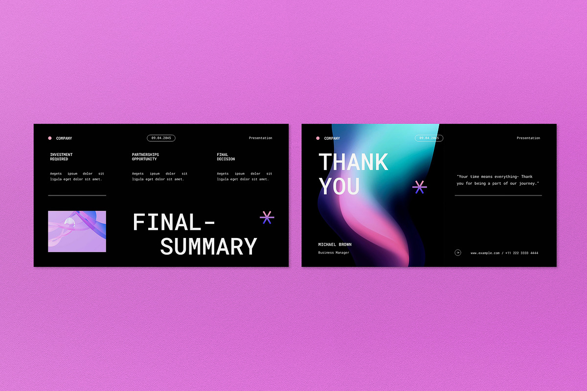 Black Modern Business Proposal PPT, a Presentation Template by graphicook (Photo 3 of 4)