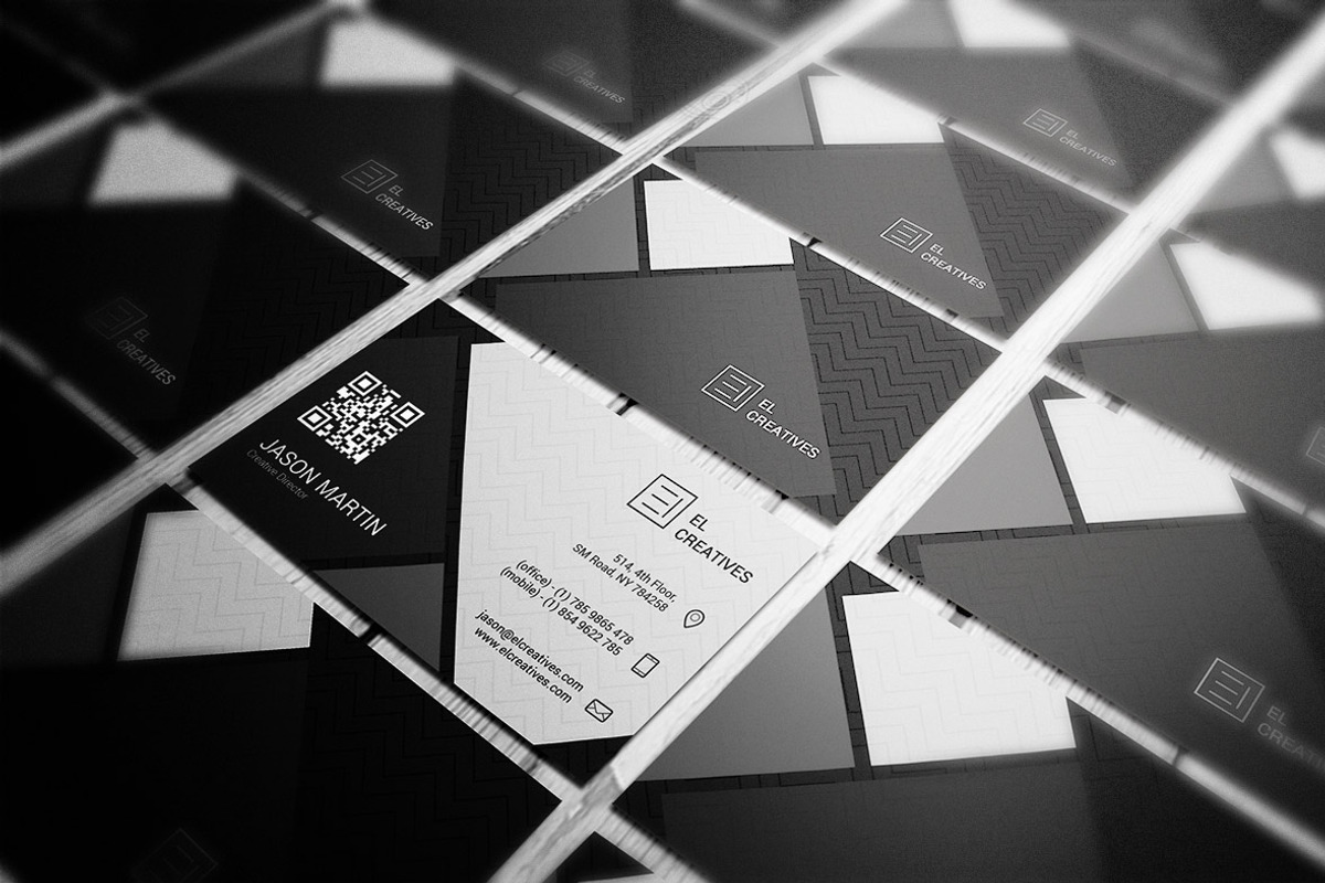 Dark Creative Business Card, a Business Card Template by bouncy (Photo 3 of 4)