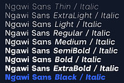 Ngawi Sans Family | Intro 60% OFF, a Sans Serif Font by Lettertype Studio (Thumbnail 6 of 15)