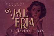 Valeria - Display Font, a Serif Font by JumboDesign (Thumbnail 1 of 5)