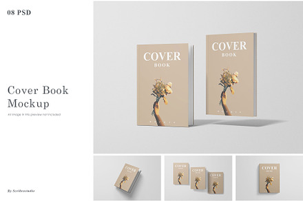 Cover Book Mockup, a Books & Magazine Mockup by scribrostudio