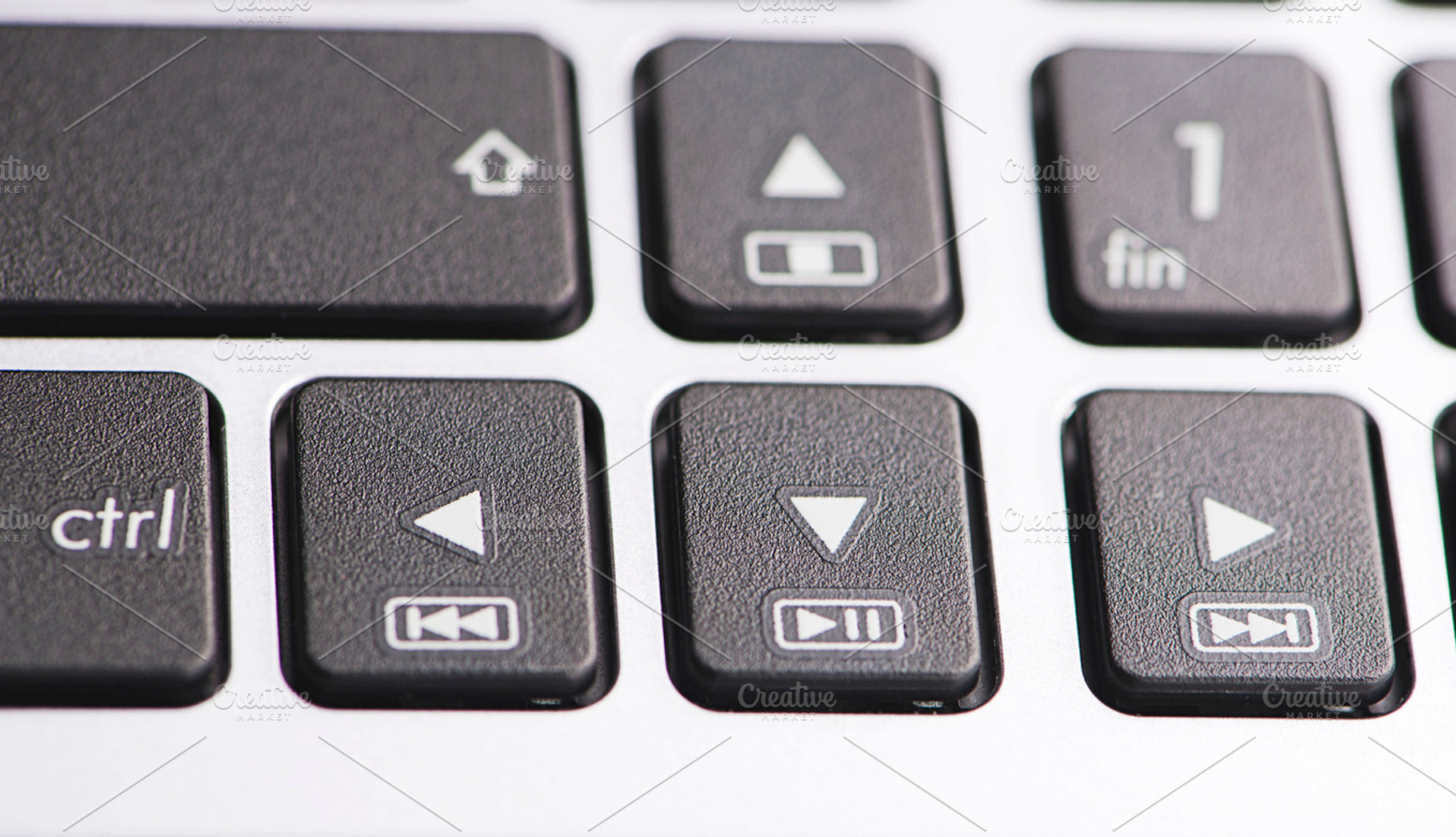 Buttons of a laptop keyboard computing featuring laptop, keyboard, and ...