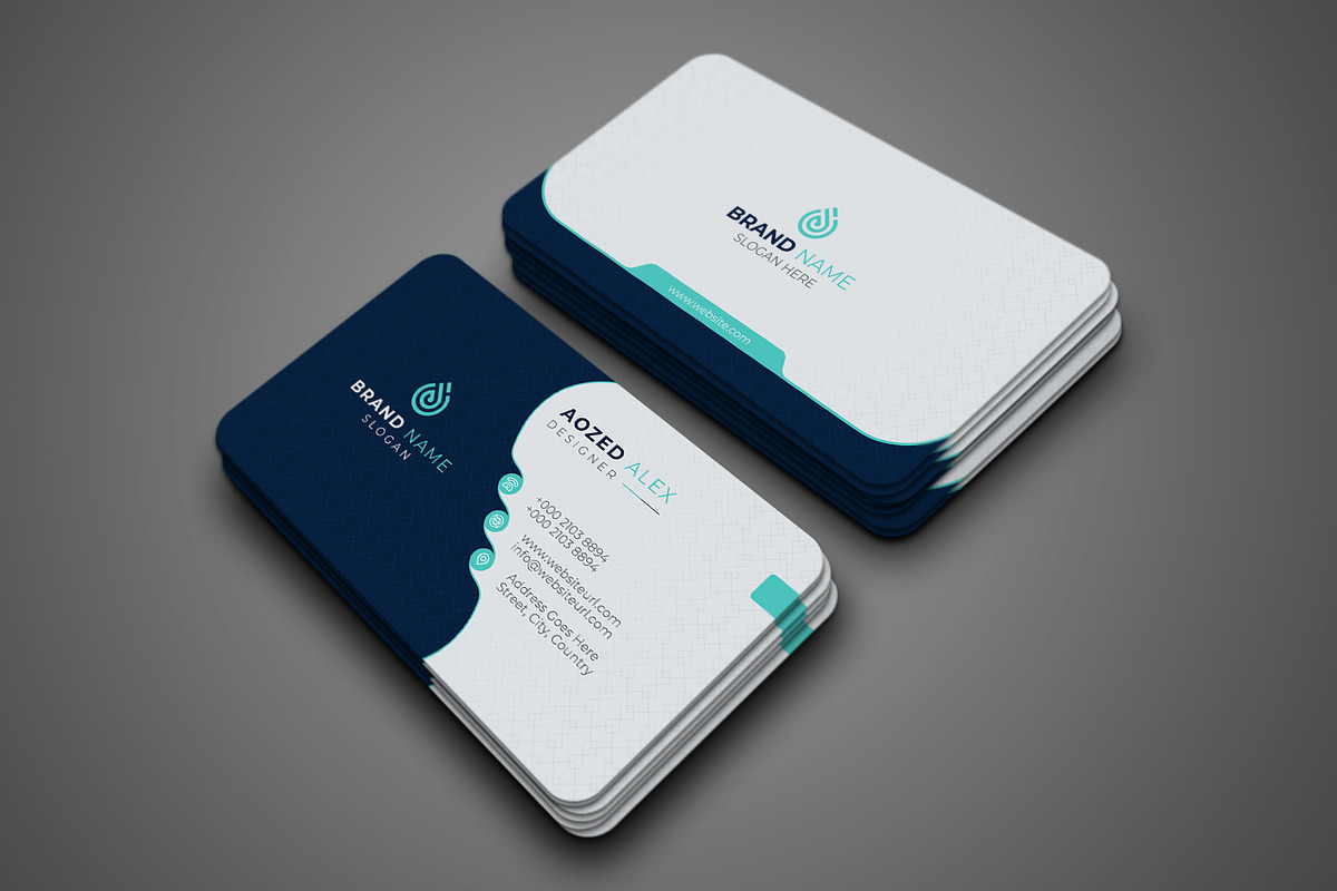Corporate Business Card Template, a Business Card Template by GFXCity (Photo 2 of 4)