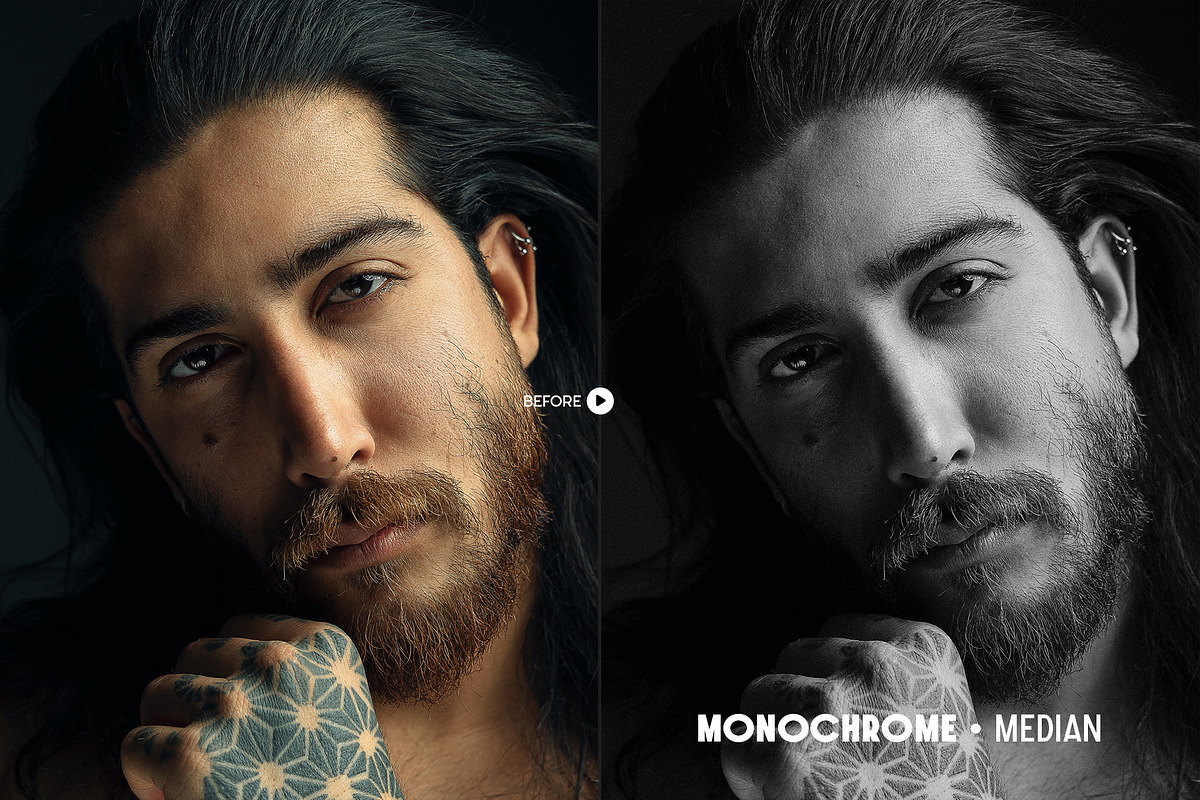 Monochrome Lightroom Presets, a Preset Add-On by Presetrain Co. (Photo 5 of 10)