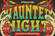 Haunted Night Display Font