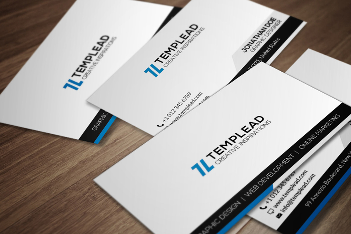 Corporate Business Card CM106, a Business Card Template by annozio (Photo 1 of 4)