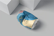 Crumpled Can Mockups, a Cups & Container Mockup by megostudi0 (Thumbnail 4 of 6)