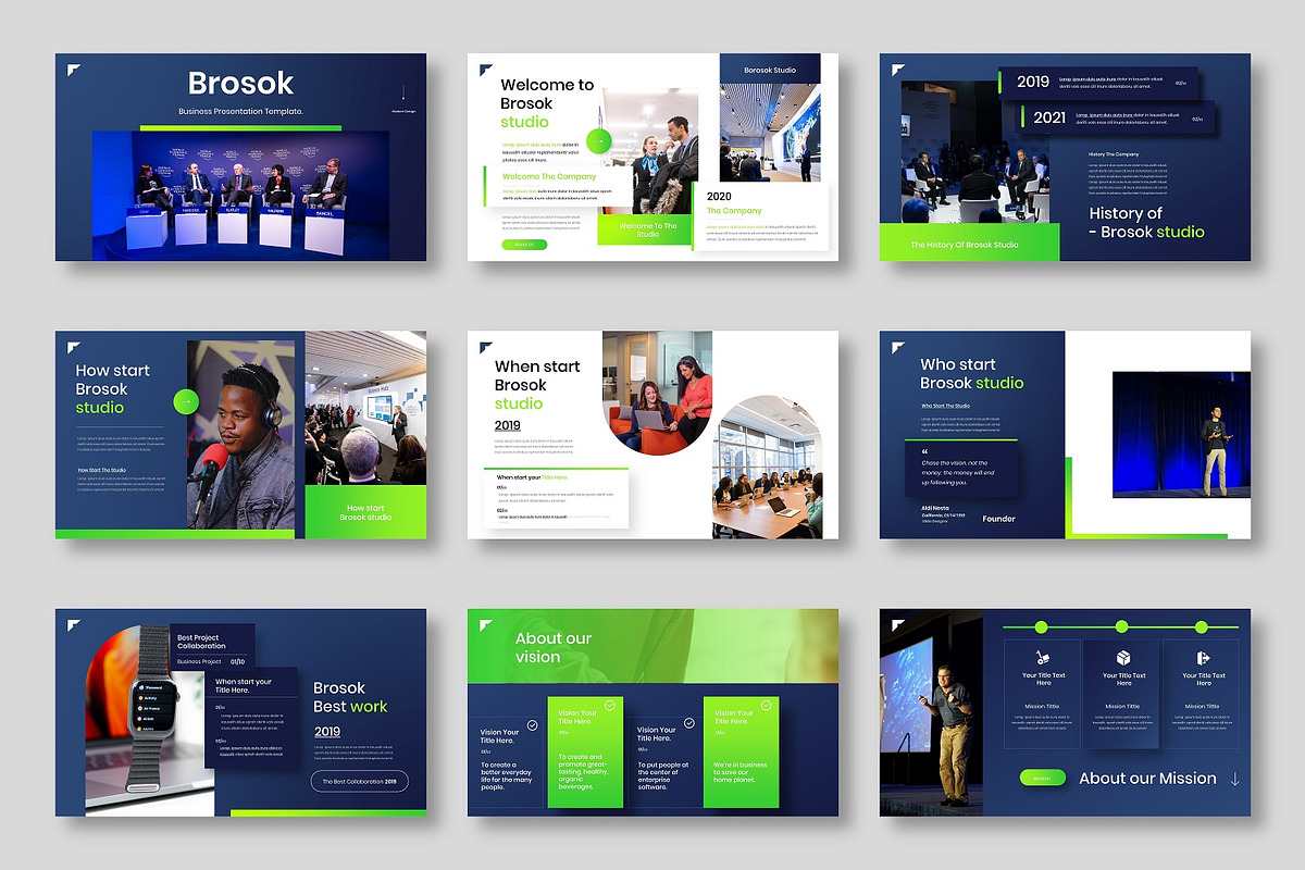 Brosok - Business Google Slide Templ, a Templates & Theme by Dens Creative Studio (Photo 2 of 5)