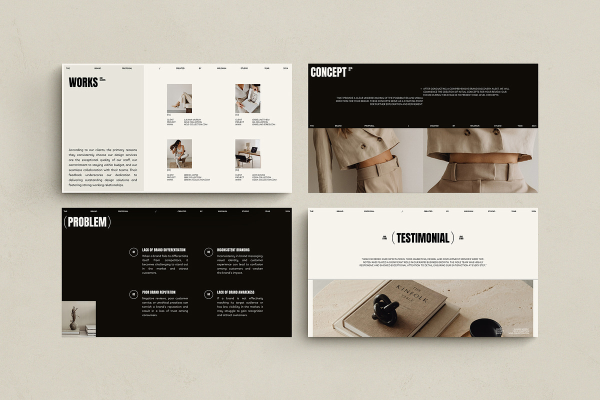 NOLE / Brand Proposal, a Presentation Template by Wildnun Studio (Photo 8 of 16)