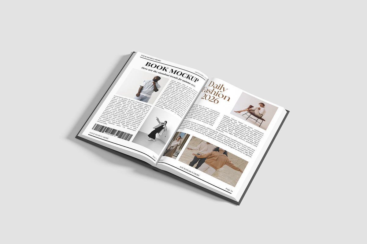 High-quality Book Mockup, a Books & Magazine Mockup by safrizalstudio (Photo 5 of 5)