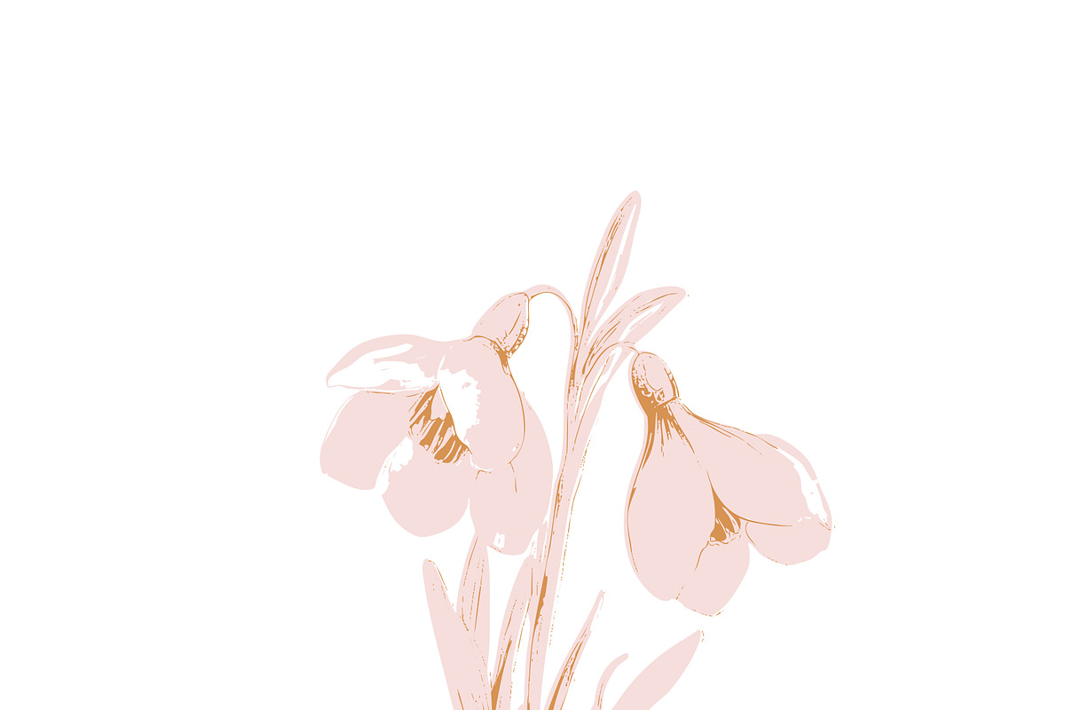 Flower clipart retro cottagecore set, an Object Graphic by Anna Sokol (Photo 8 of 10)