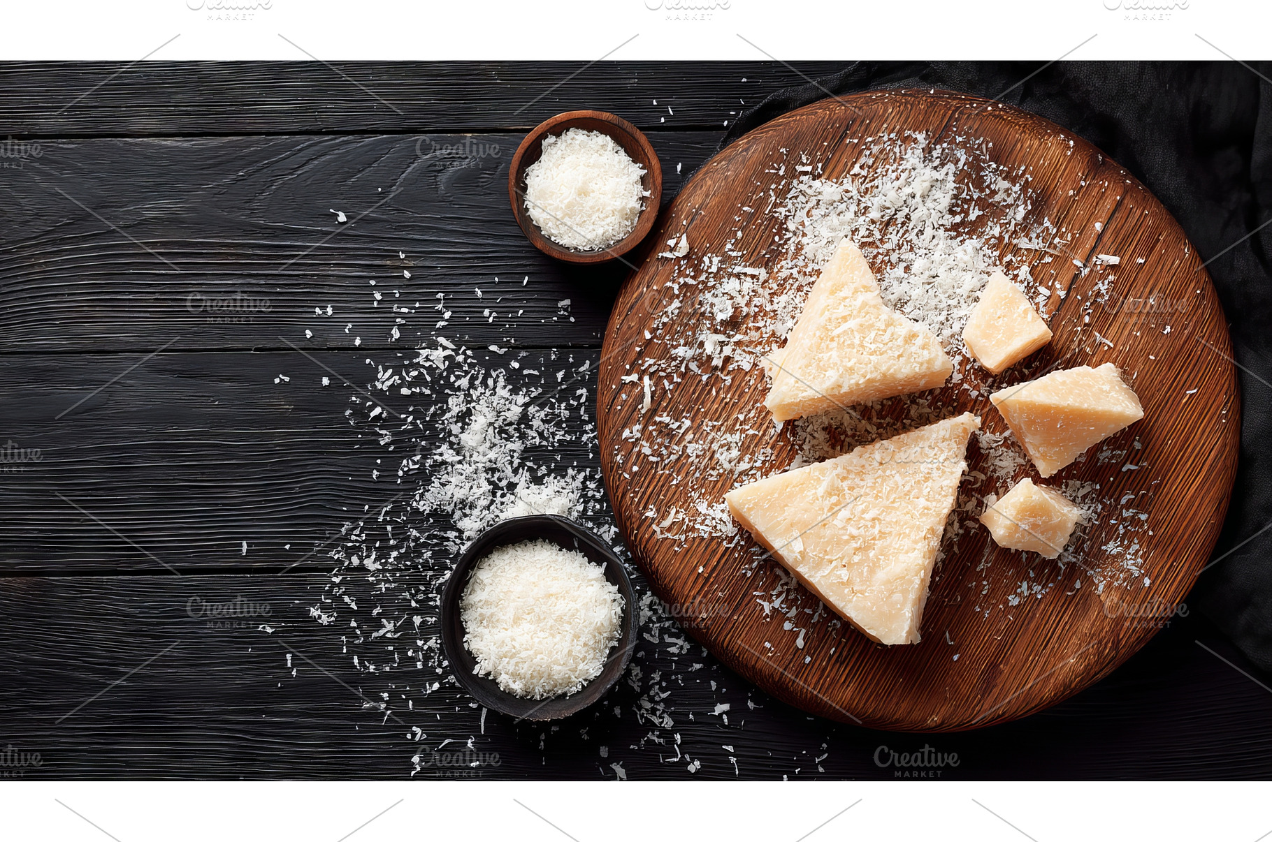 Delicate pieces of cheese are, a Food & Drink Photo by ZinetroN