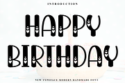 Happy Birthday, a Script Font by FreshTypeINK (Thumbnail 1 of 8)