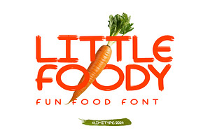 Little Foody - Food Font