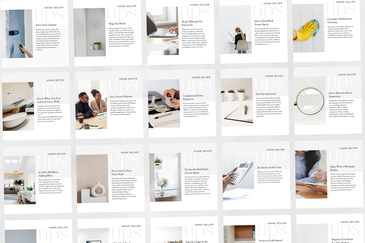 100 Real Estate Social Media Posts, a Social Media Template by ZoaniDesign (Photo 8 of 11)