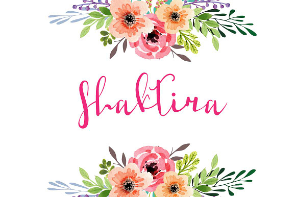 Shaktira Font preview 6