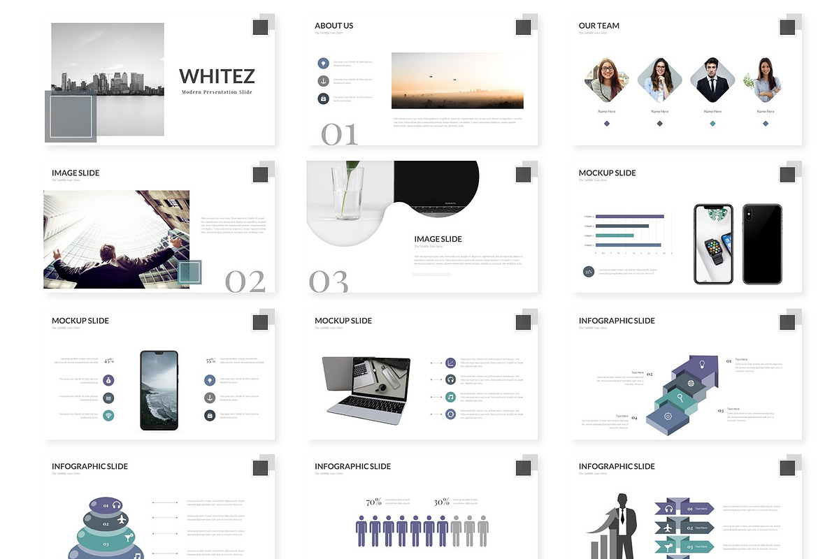 Hamura - Keynote Template, a Presentation Template by AQR Studio ...