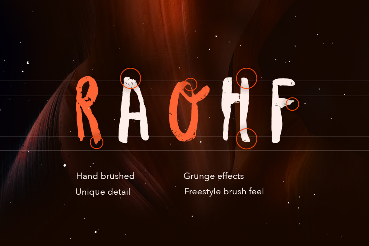 Avene Brush Font preview 4