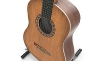 Classic Acoustic Guitar With Stand, an Object 3D Model by Tedi Permana (Thumbnail 4 of 8)