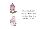 PLANTS BUNDLE - Procreate Stamps, a Brush Add-On by Michelle Kirsch Creative (Thumbnail 7 of 12)