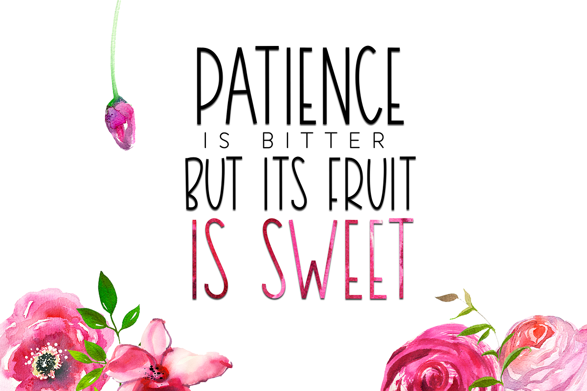 Very Berry Smoothie - A Tall Font preview 3