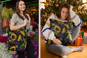 Sunflowers and meadow berries, a Pattern Graphic by Matrioshka (Thumbnail 4 of 6)