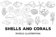 Sea Hand drawn Clipart - PNG, a Decorative Illustration by Ink by Stefi (Thumbnail 1 of 4)