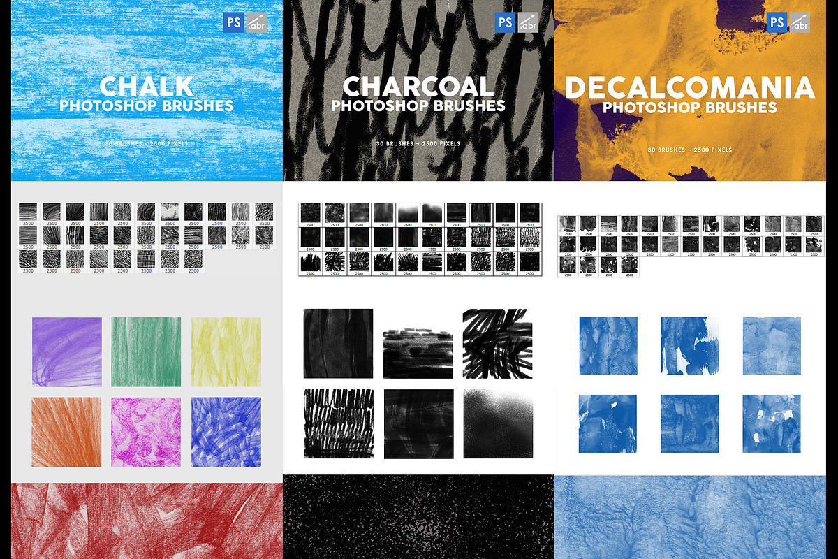 3000 Photoshop Stamp Brushes Bundle, a Brush Add-On by ArtistMef (Photo 8 of 19)