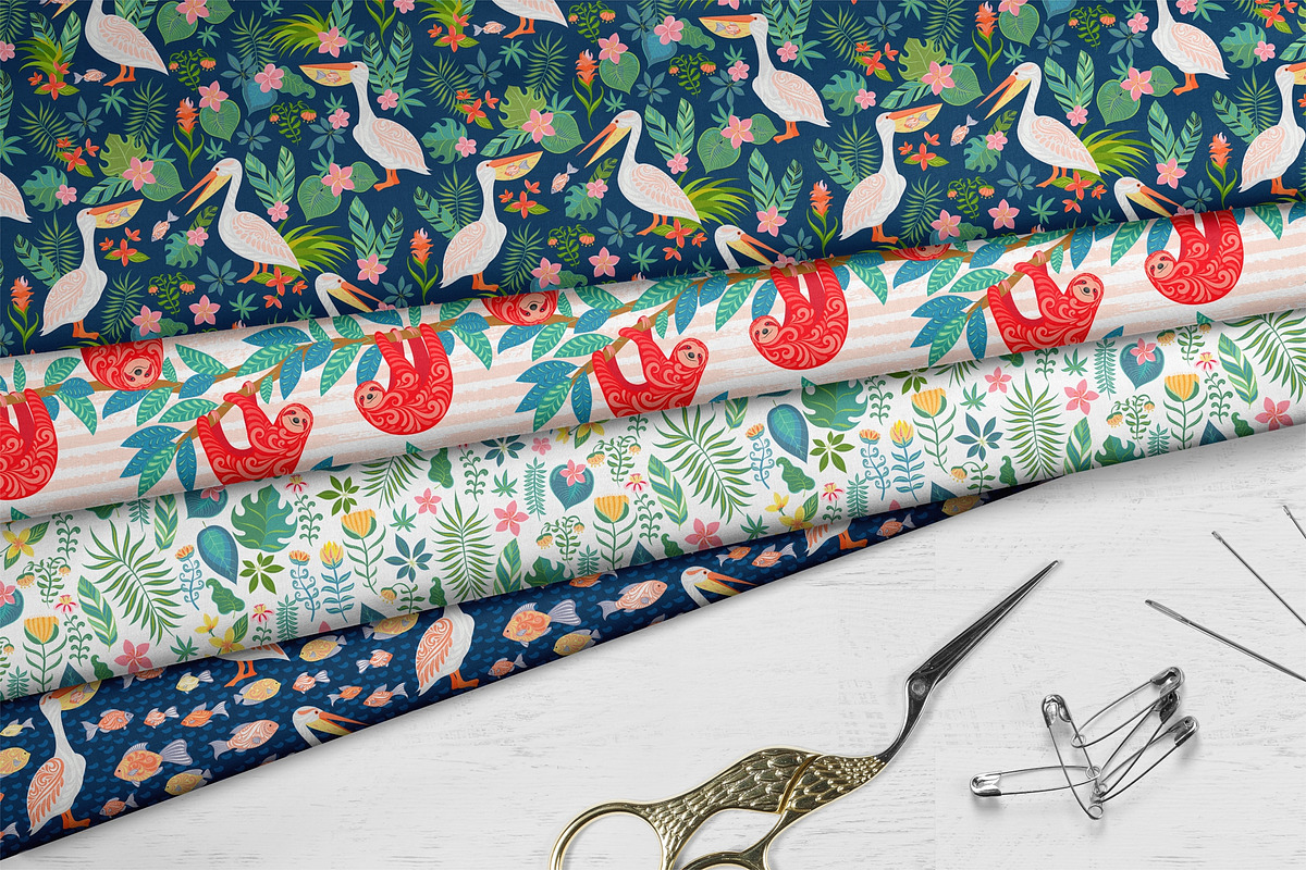 TROPICANA, 30 Seamless Patterns, a Pattern Graphic by Irina Skaska (Photo 6 of 17)