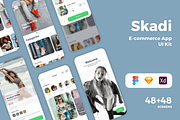 Skadi E-Commerce App UI Kit, an UI Kit Template by uicube (Thumbnail 1 of 3)