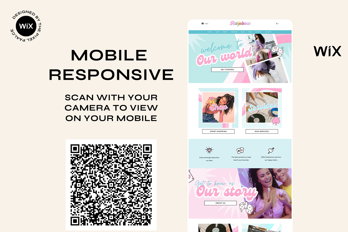 Wix Template for Website Design, a Wix Template by The Pixel Palace (Photo 8 of 10)