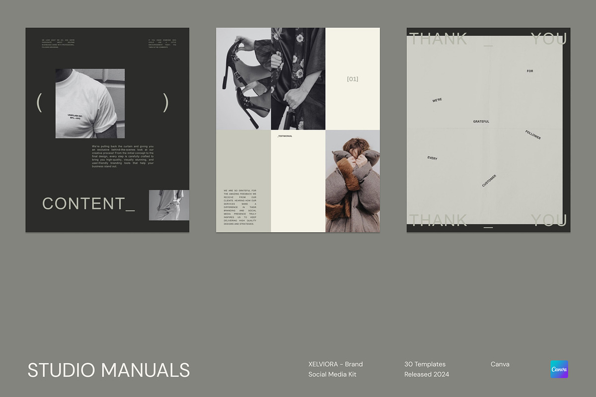 XELVIORA - Brand Social Media Kit, a Social Media Template by Studio Manuals (Photo 1 of 8)