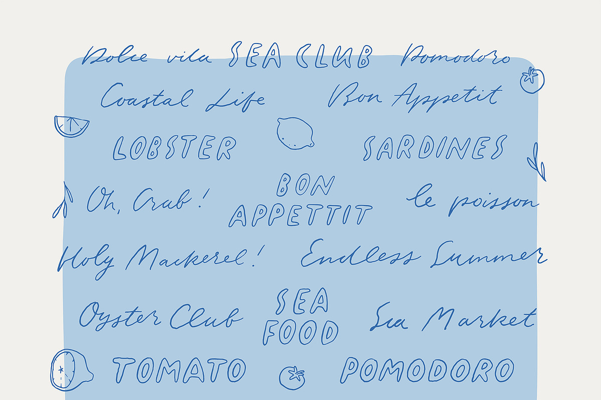 Mediterranean Coastal Summer clipart, a Seasonal Illustration by Cute Atelier (Photo 12 of 12)