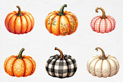 Pumpkin with Pattern Sublimation Cli, an Illustration by CrexoraLab (Thumbnail 2 of 5)